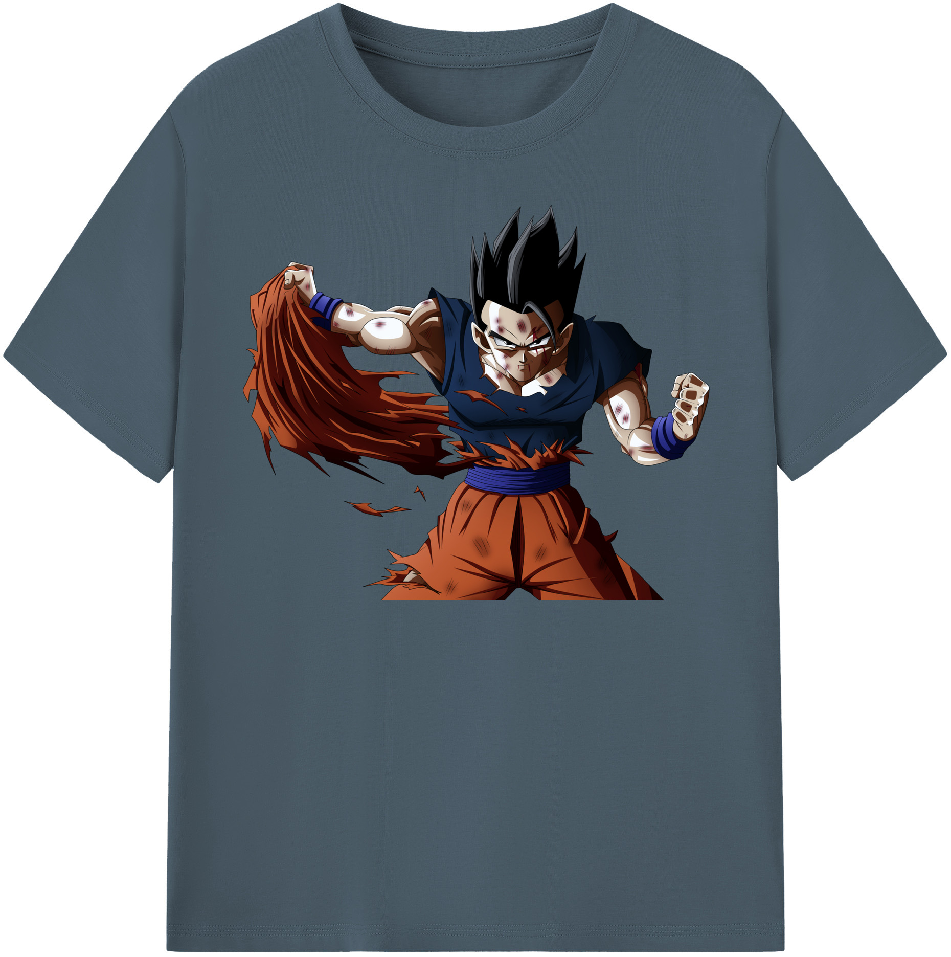 （画像用） ドラゴンボール ベジータ四世（Bejīta Yonsei）DRAGON BALL Vegeta IV 綿100％半袖Tシャツ（フロントプリント）